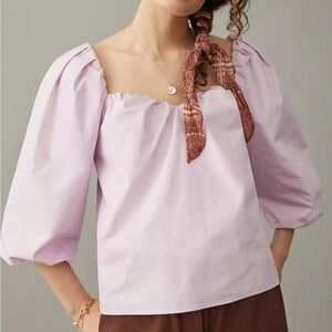 Anthropologie Light Purple Blouse